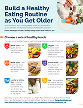Healthy eating habits for aging athletes